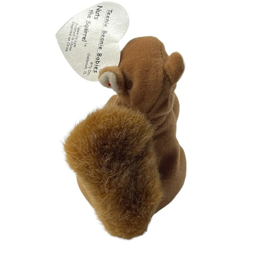 McDonalds Lot of 7 Vintage 1993 Teenie Beanie Babies‎ Pinchers Nuts Squirrel Etc